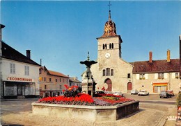 39-CLAIRVAUX-LES-LACS- PLACE DU COMMERCE -EGLISE - Clairvaux Les Lacs