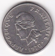 Polynésie Française. 20 Francs 1970, En Nickel - French Polynesia