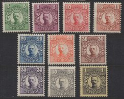 Q397.-. SWEDEN - 1910-1912 .-. SC#: 70 // 94 . MNG .  SCV:US$ 228.00 - Unused Stamps