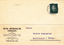 Postkarte Von 1931 - Usingen