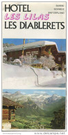 Les Diablerets - Hotel Les Lilas Prop. R. Schaller - Faltblatt Mit 5 Abbildungen - Zwitserland