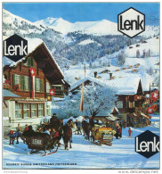 Lenk 1971 - Faltblatt Mit 30 Abbildungen - Hotelliste - Ortsplan - Zwitserland