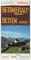 Bettmeralp - Betten - Luftseilbahn - Faltblatt Mit 10 Abbildungen - Relief/M. Bieder - Suisse