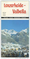 Lenzerheide Valbella 1970 - Faltblatt Mit 17 Abbildungen - Liste Der Hotels Pensionen Und Berggasthäuser - Veranstaltung - Zwitserland