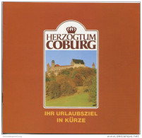 Herzogtum Coburg 80er Jahre - 12 Seiten 40 Abbildungen - Bavière