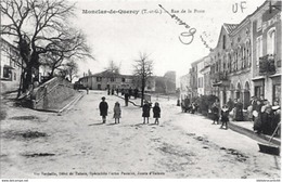 D82 - TARN-et-GARONNE - MONCLAR-de-QUERCY < Vue Animée De LA RUE DE LA POSTE - Montclar De Quercy