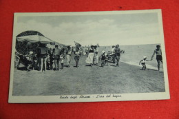 Roseto Degli Abruzzi Teramo L'ora Del Bagno 1941 Ed. Ferzetti - Autres & Non Classés