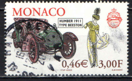 MONACO - 2000 - AUTOMOBILI E MODA: HUMBER 1911 - USATO - Gebraucht