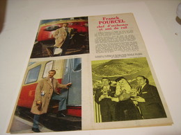 PHOTO FRANCK POURCEL AMI DU TRAIN 1965 - Non Classés