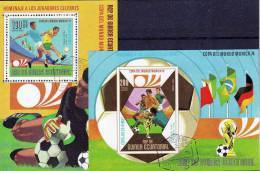 Fußballer Des Jahres 1973 Äquator.Guinea 316A/B,Blocks 86+87 O 3€ Bloque S/s Football Blocs Soccer Sheets Bf Africa - 1950 – Brasilien