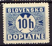 Slowakei / Slovakia, Portomarken 1940/41, Mi 14 ** [210618XVII] - Unused Stamps