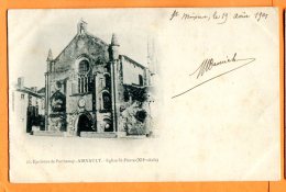 HC732, Environs De Parthenay, Airvault, Eglise St-Pierre, 22, Précuseur, Circulée 1901 - Airvault