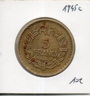 France. 5 Francs 1945 C - 5 Francs
