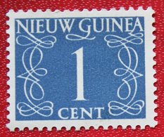 Cijfer 1 Ct NVPH 1 1950 MNH / POSTFRIS / ** NIEUW GUINEA NIEDERLANDISCH NEUGUINEA NETHERLANDS NEW GUINEA - Nueva Guinea Holandesa