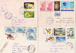 10 Envelope / Cover ROMANIA / BULGARIA - Storia Postale