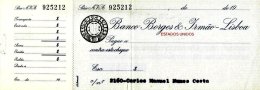 PORTUGAL, Cheques, F/VF - Ongebruikt