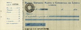 PORTUGAL, Cheques, F/VF - Ongebruikt