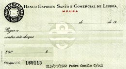 PORTUGAL, Cheques, F/VF - Neufs