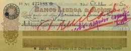 PORTUGAL, Cheques, F/VF - Ongebruikt