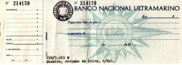 PORTUGAL, Cheques, F/VF - Ongebruikt