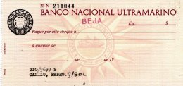 PORTUGAL, Cheques, F/VF - Neufs