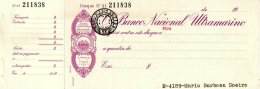 PORTUGAL, Cheques, F/VF - Ongebruikt