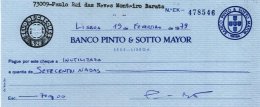 PORTUGAL, Cheques, F/VF - Ongebruikt