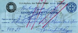 PORTUGAL, Cheques, F/VF - Nuovi