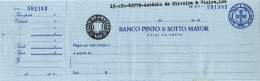 PORTUGAL, Cheques, F/VF - Ongebruikt