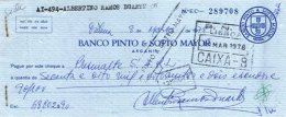 PORTUGAL, Cheques, F/VF - Ongebruikt