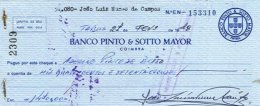 PORTUGAL, Cheques, F/VF - Ongebruikt