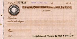 PORTUGAL, Cheques, F/VF - Neufs