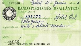 PORTUGAL, Cheques, F/VF - Ongebruikt