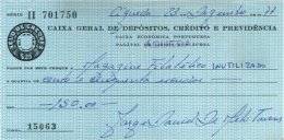 PORTUGAL, Cheques, F/VF - Neufs