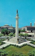 CARTE POSTALE ORIGINALE DE 9CM/14CM : NEW ORLEANS LEE CIRCLE PUBLIC LIBRARY AND SHRINERS TEMPLE LOUISIANA USA - New Orleans