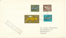 Ireland FDC 24-2-1969 Definitives Set Of 4 Sent To Denmark - FDC