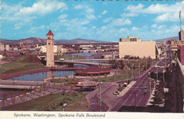 Spokane - Spokane Falls Boulevard , Clock Tower - Spokane