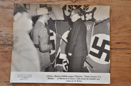 Photo Du Ministère De La Guerre SCA "A Rennes Mr Diethelm Inaugure L Expo L 'armée Française Et La Bretagne - Krieg, Militär