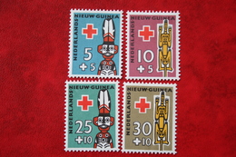 Rode Kruiszegels ; NVPH 49-52; 1958 MH / Ongebruikt NIEUW GUINEA / NIEDERLANDISCH NEUGUINEA / NETHERLANDS NEW GUINEA - Nouvelle Guinée Néerlandaise