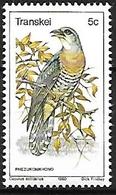 Transkei (South Africa) - 1980 - MNH - Red-chested Cuckoo (Cuculus Solitarius) - Cuckoos & Turacos