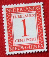 1 Ct Port Zegels Postage Due NVPH P1 NO GUM NIEUW GUINEA / NIEDERLANDISCH NEUGUINEA / NETHERLANDS NEW GUINEA - Nueva Guinea Holandesa