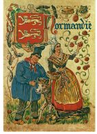 CP - Normandie - Couple De Normands En Costume Traditionnel - Ed ARTAUD (carte N° OR 104) - Basse-Normandie