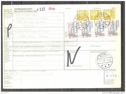 Bulletin D'Expédition - Colis Postaux - Danemark - Cachet ALLINGE - 21/11/1981 - Paketmarken