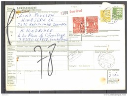 Bulletin D'Expédition - Colis Postaux - Danemark - Cachet GREVE STRAND - 11/12/1976 - Pacchi Postali