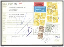 Bulletin D'Expédition - Colis Postaux - Danemark - Cachet ASSENS - 06/12/1979 - Paketmarken