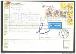 Bulletin D'Expédition - Colis Postaux - Danemark - Cachet COPENHAGUE / KOBENHAVN - 29/01/1979 - Colis Postaux