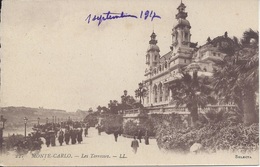 CPA Principauté De Monaco   Monte-Carlo – Les Terrasses - Animée - Les Terrasses