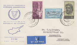 Enveloppe  FDC  1er  Jour   CHYPRE   1962 - Autres & Non Classés