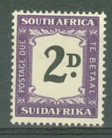 South Africa: 1948/49   Postage Due    SG D36    2d     MH - Impuestos