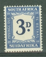 South Africa: 1948/49   Postage Due    SG D37    3d     MH - Segnatasse